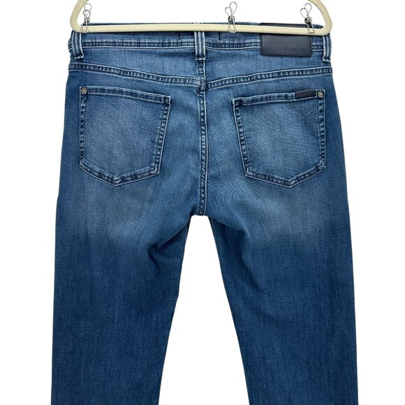 Fidelity Denim Jimmy Distressed Denim Straight Leg Jeans Mens 34 - Picture 5 of 11